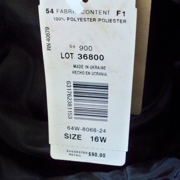 Nwt $374 HARVE BENARD 3 PC Suit Sz 16W/18W CHIC! - Picture 5 of 8